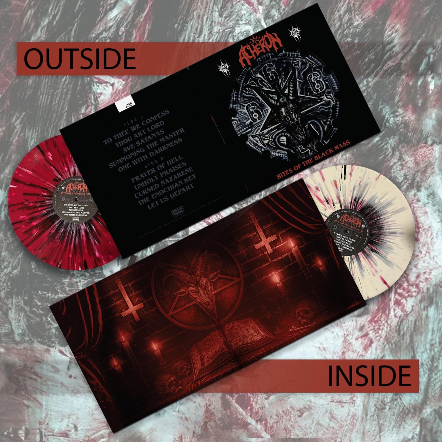 Acheron - Rites of the Black Mass (Double Splatter LP w/SIGNED album flat)