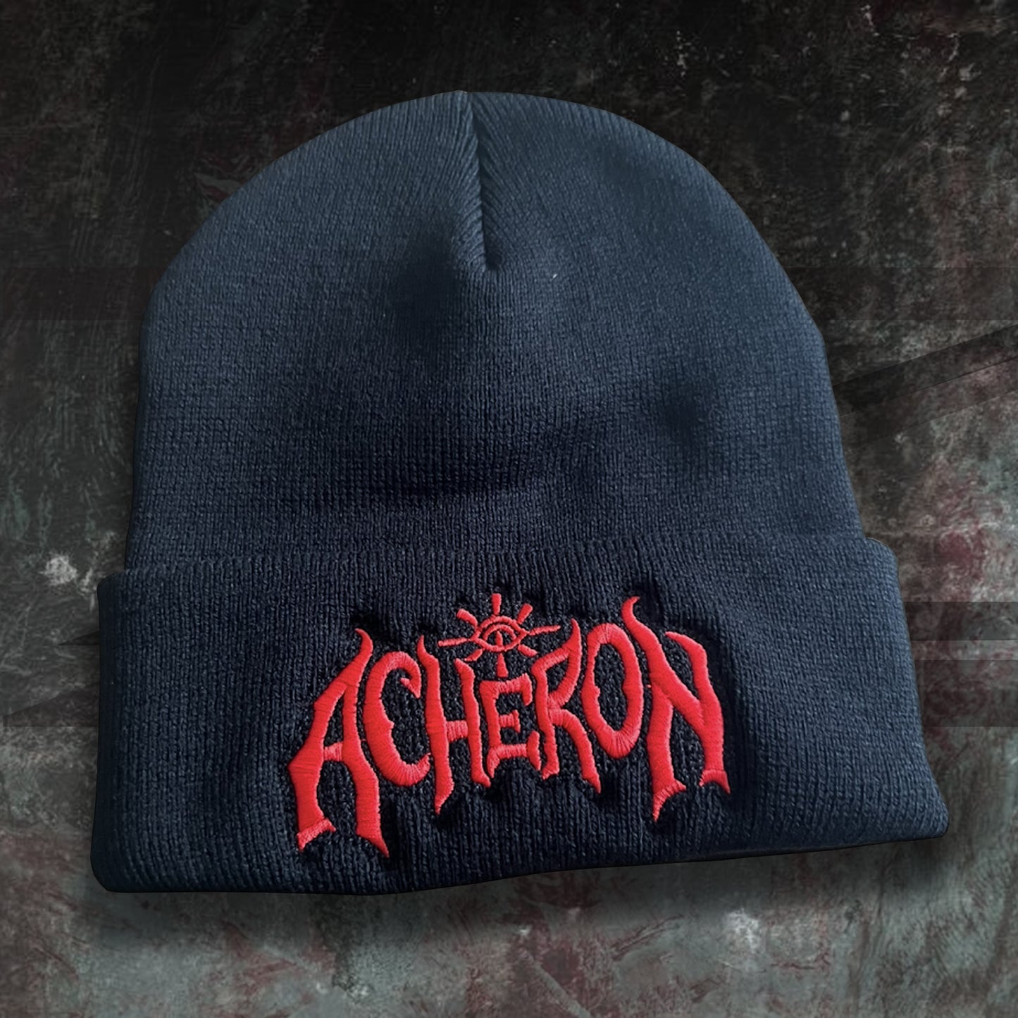 Acheron - Rites of the Black Mass Cuffed Beanie Hat (embroidered)