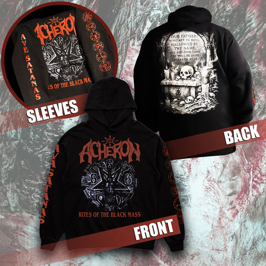 Acheron - Rites of the Black Mass Heavyweight Hoodie (screen print)