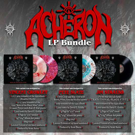 Acheron - Rites of the Black Mass (Vinyl Bundle - 3 Variants)