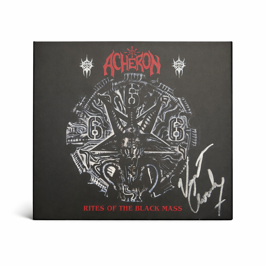 Acheron - Autographed Rites of the Black Mass (Digipak Double CD) - Signed by Vincent Crowley