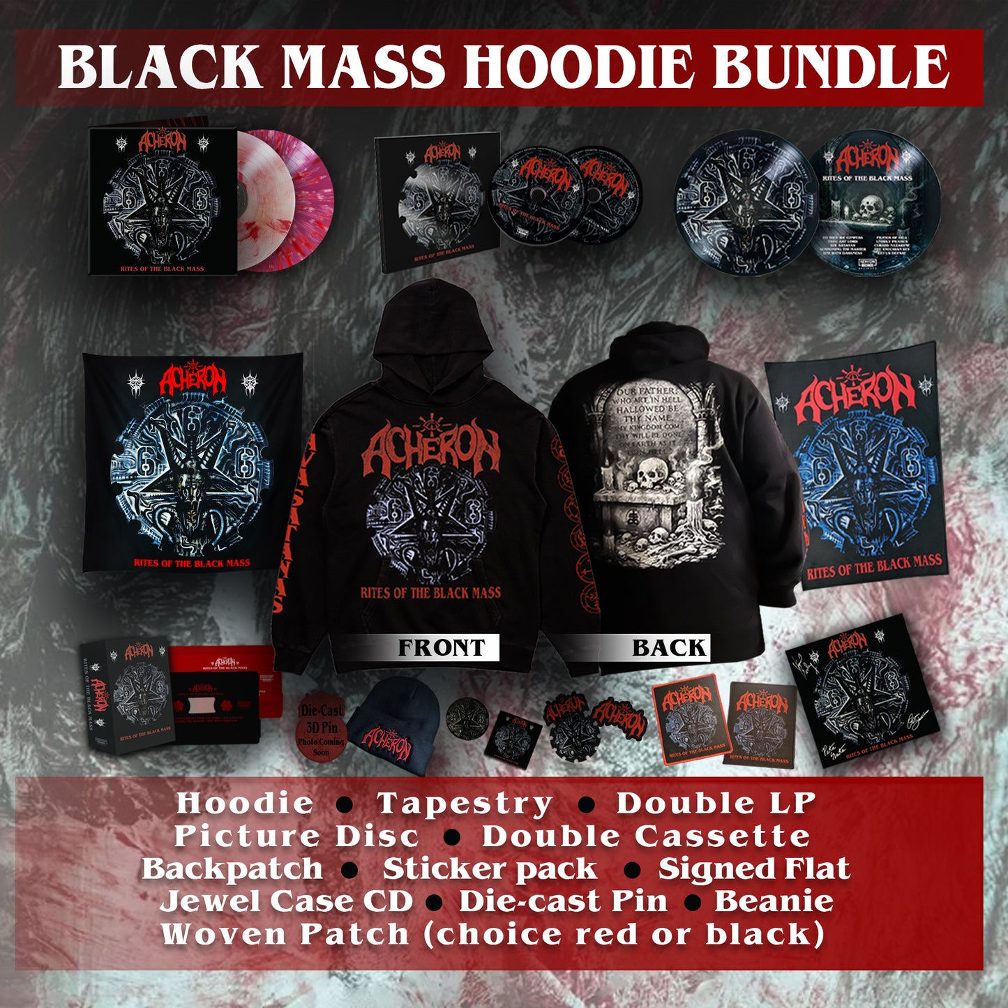 Acheron - Bundle: Black Mass Hoodie