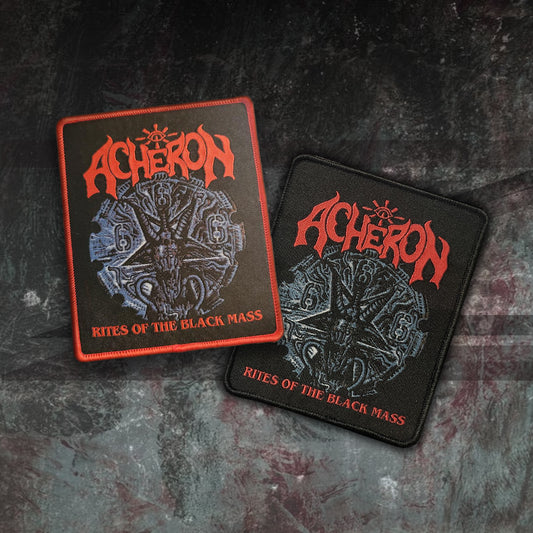 Acheron - Rites of the Black Mass 4.5" Woven Patches