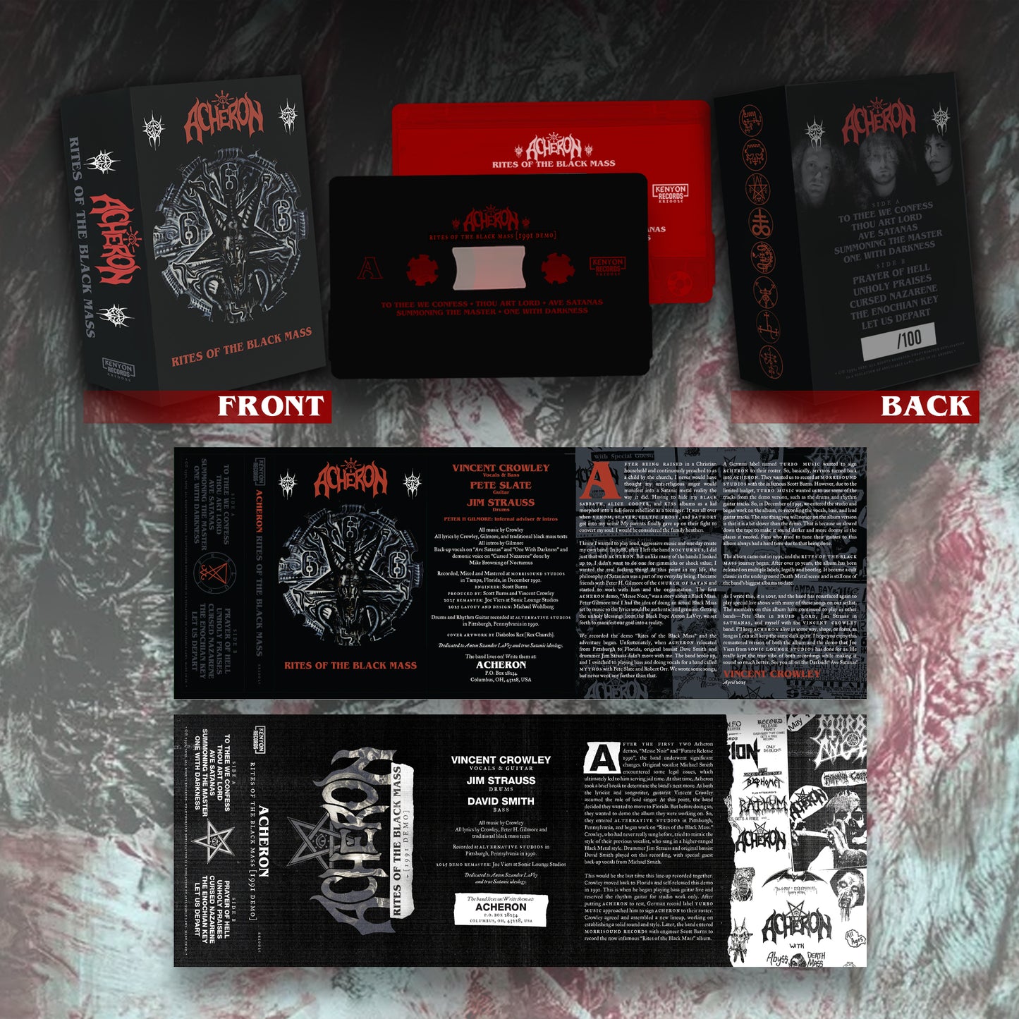 Acheron - Rites of the Black Mass (Double Cassette Edition)