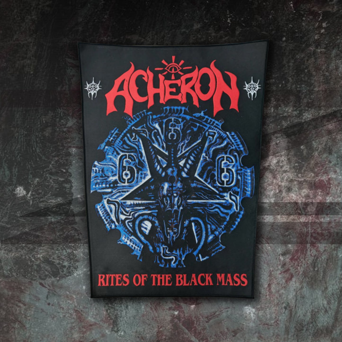 Acheron - Rites of the Black Mass Full-Size Woven Back Patch (14" x 11")
