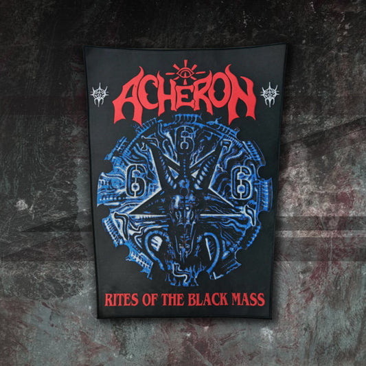 Acheron - Rites of the Black Mass Full-Size Woven Back Patch (14" x 11")