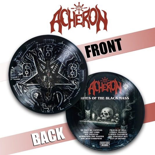 Acheron - Rites of the Black Mass Picture Disc LP (2nd Press w/SIGNED Album Flat)
