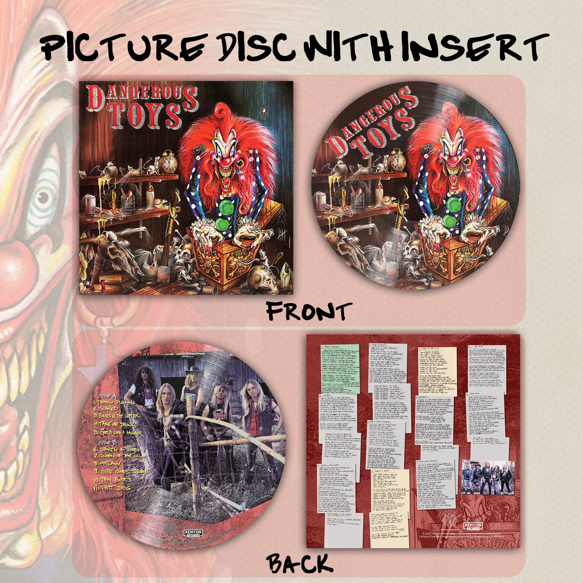 Dangerous Toys - Dangerous Toys: The Definitive Edition (Picture Disc) w/SIGNED flat