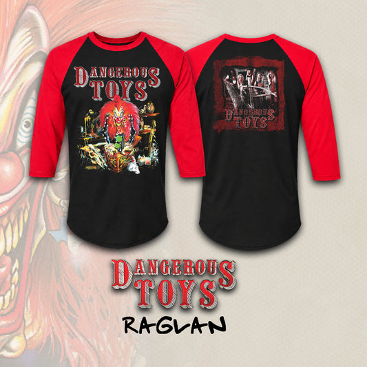 Dangerous Toys - Raglan (Red Sleeves/Black)