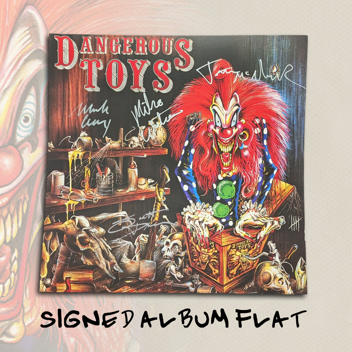 Dangerous Toys - Signed Album Flat
