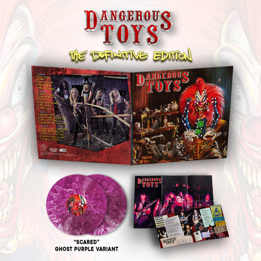 Dangerous Toys - Dangerous Toys: The Definitive Edition (Double LP - "Scared Ghost Purple" Variant)w/SIGNED flat