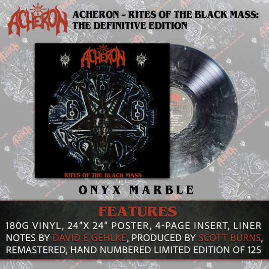 Acheron - Rites of the Black Mass LP (Black Onyx Marble Vinyl)